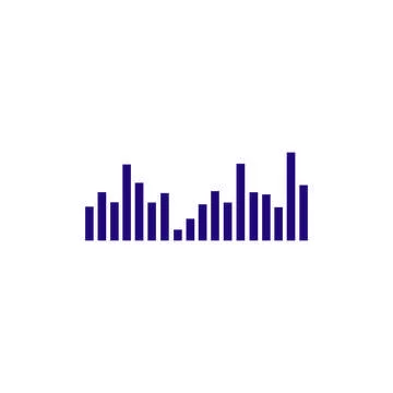 Sound wave  logo Stock Illustration