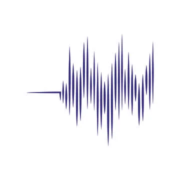 Sound wave  logo Stock Illustration