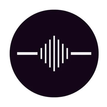 Sound wave  logo Stock Illustration