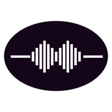 Sound wave  logo Stock Illustration