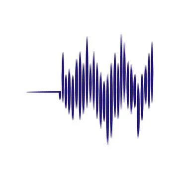 Sound wave  logo Stock Illustration
