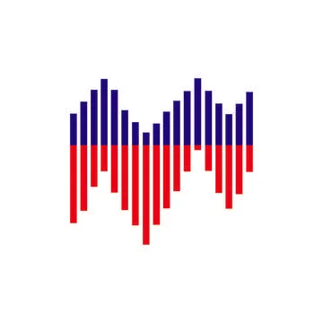 Sound wave  logo Stock Illustration