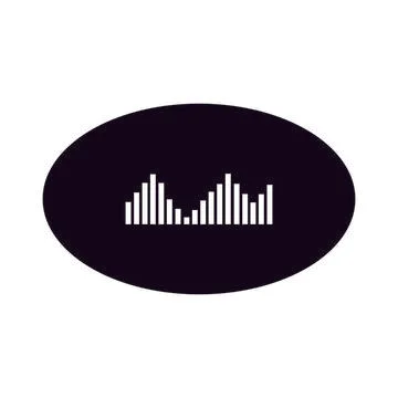 Sound wave  logo Stock Illustration