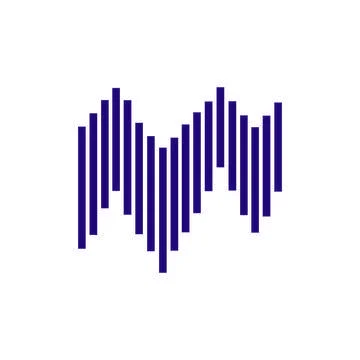 Sound wave  logo Stock Illustration