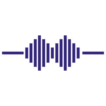 Sound wave  logo Stock Illustration