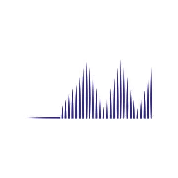 Sound wave  logo Stock Illustration
