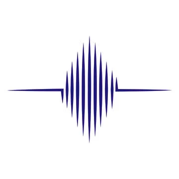 Sound wave  logo Stock Illustration