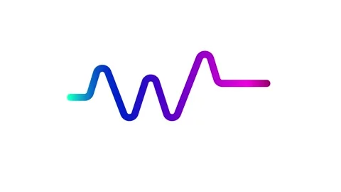  Sound wave Logo Motion Stock Footage 143638636