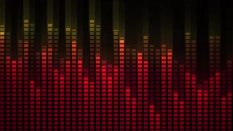 Sound wave music equalizer display screen. Stock Footage 334196027