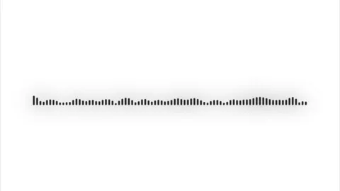 Sound wave or frequency digital movement on a White background.Is a sound Video stock 148231832