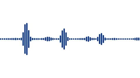 Sound wave or frequency digital isolated... | Stock Video | Pond5