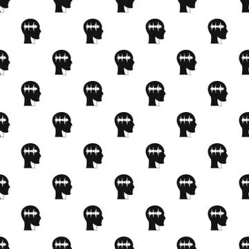 Sound wave pattern Stock Illustration