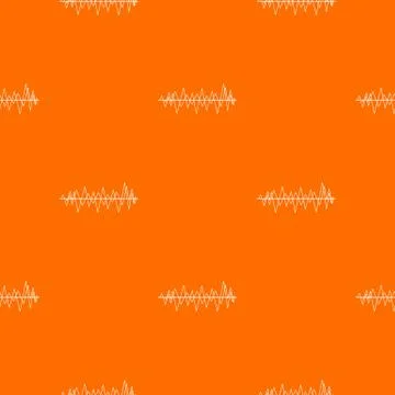 Sound wave pattern seamless Stock Illustration