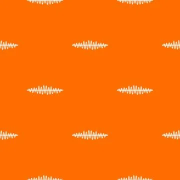 Sound wave pattern seamless Stock Illustration