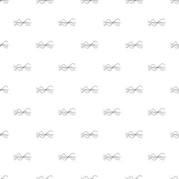 Sound wave pattern, simple style Stock Illustration