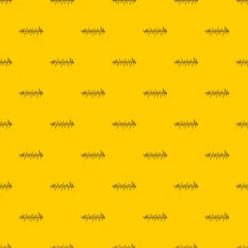 Sound wave pattern vector Illustrazione stock