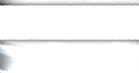 Sound wave pattern on white background Stock Illustration