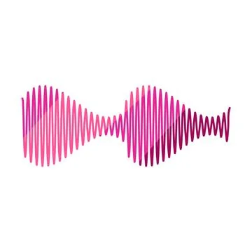 Sound wave pulse gradient, vibrant music amplitude Stock Illustration