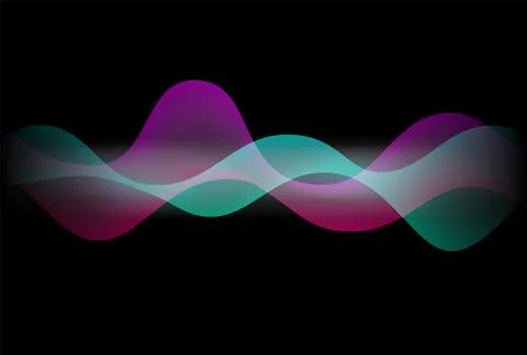 Sound wave. Speacking waveform. Music equalizer. illustration. Stock Illustration