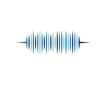 Sound wave vector icon Stock Illustration