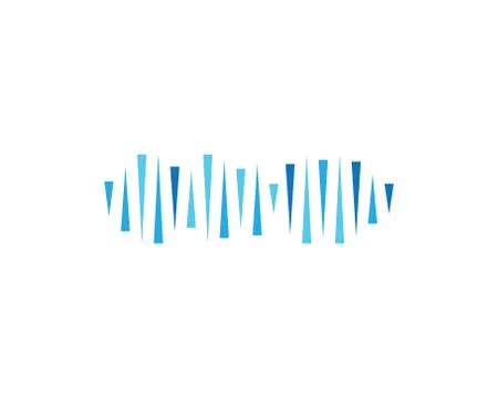 Sound wave vector icon Stock Illustration