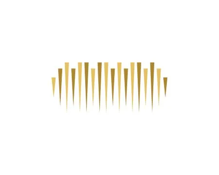 Sound wave vector icon Stock Illustration