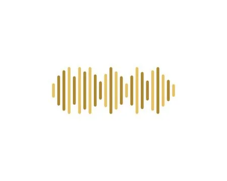 Sound wave vector icon Stock Illustration
