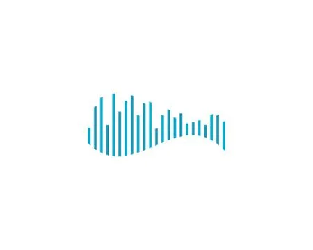 Sound wave vector icon Stock Illustration