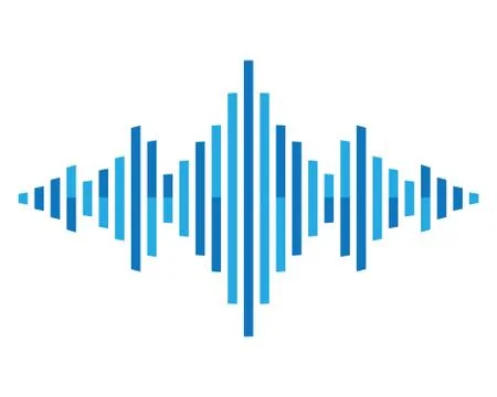 Sound wave vector icon illustration design Stock Illustration