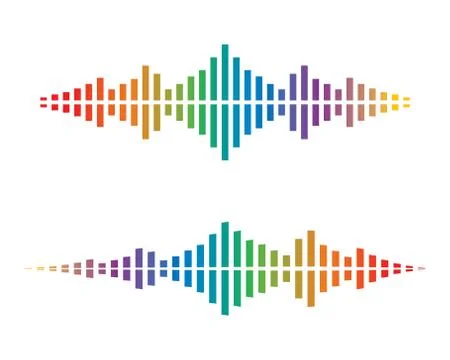 Sound wave vector icon illustration design Stock Illustration