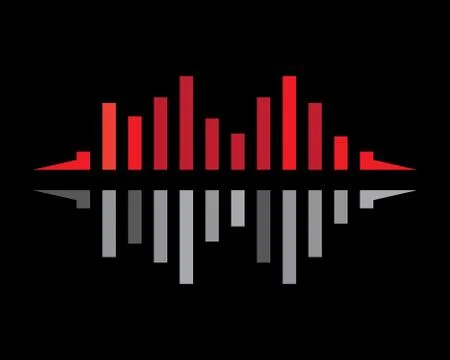 Sound wave vector icon illustration design Stock Illustration