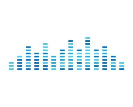 Sound wave vector icon illustration design Stock Illustration