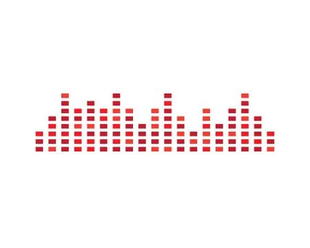 Sound wave vector icon illustration design Stock Illustration