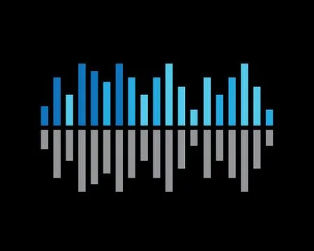 Sound wave vector icon illustration design Stock Illustration