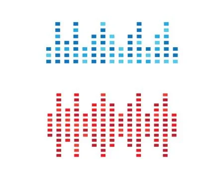 Sound wave vector icon illustration design Stock Illustration
