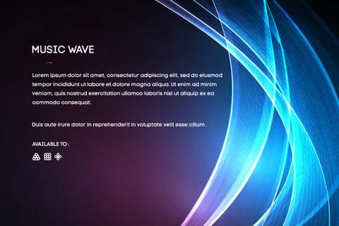 Sound wave vector . Vector music voice vibration, song waveform digital spectrum 库存插图