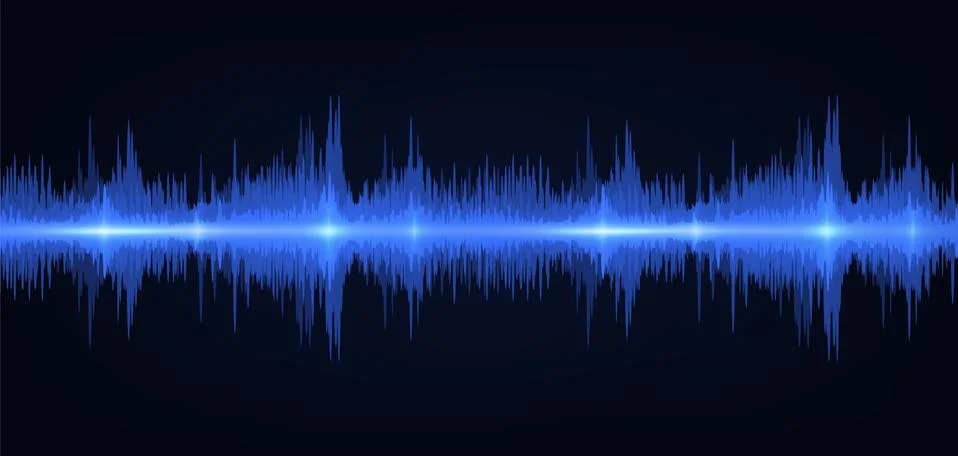 Sound wave. Vibrant Gradient Light. Frequency soundtrack waveform. Vector voice イラスト素材