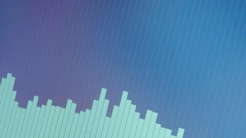 Sound Waveform 1.3 Equaliser Real Time Analyser Software Stock Footage 113040141