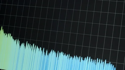 Sound Waveform 1.6 Equaliser Real Time Analyser Software Stock Footage 113038200
