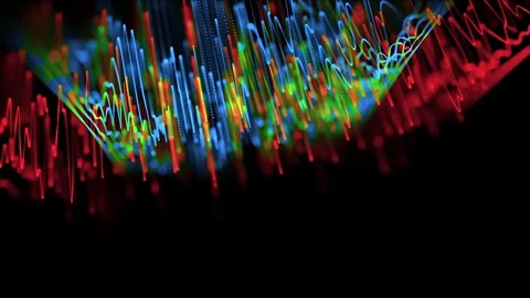 Sound Wave Visualization Stock Footage ~ Royalty Free Stock Videos | Pond5