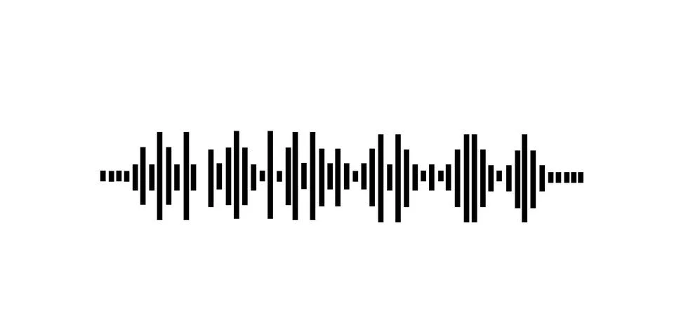 Sound waveform equalizer lines Stock Illustration