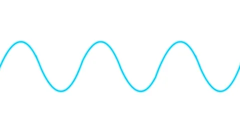 Sound waves animation Audio frequency hi... | Stock Video | Pond5