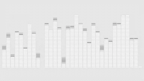 Sound Waves Audio Equalizer Stock-Footage 141245690