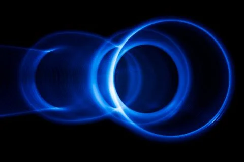 Sound waves in the dark Stockillustratie