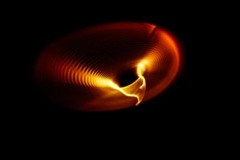 Sound waves in the dark Stockillustratie