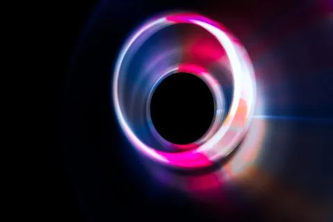 Sound waves in the dark Stockillustratie