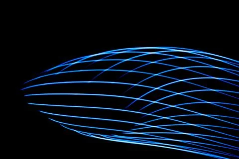 Sound waves in the dark Stockillustratie