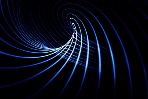 Sound waves in the dark Stockillustratie