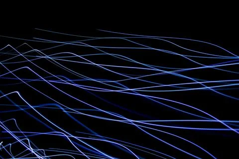 Sound waves in the dark Stockillustratie