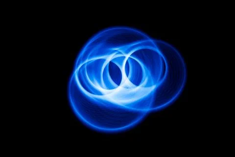 Sound waves in the dark Stock Photos